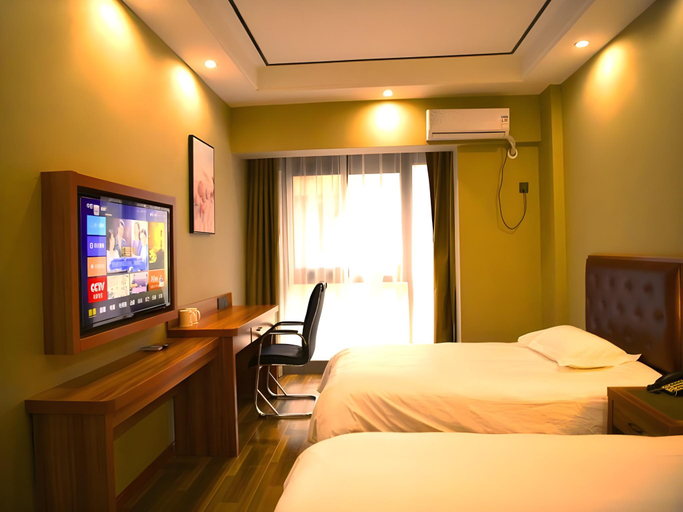 Bedroom 2, Shell Hotel Hefei Ma'anshan Road Hefei University of Technology Metro Station, Hefei