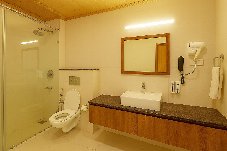 Bathroom 4, Vilãsa Lall Ji Resort, Chamba