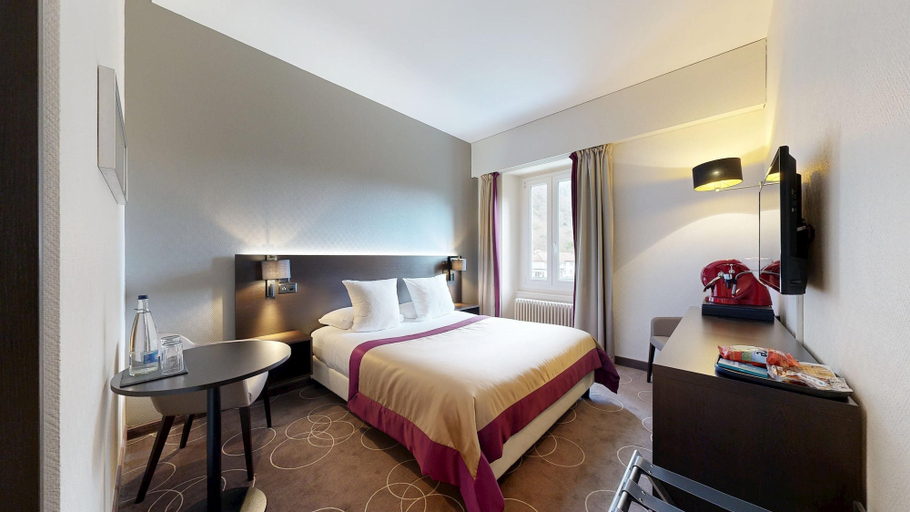 Bedroom 3, Grand Hôtel des Bains de Lavey, Saint-Maurice