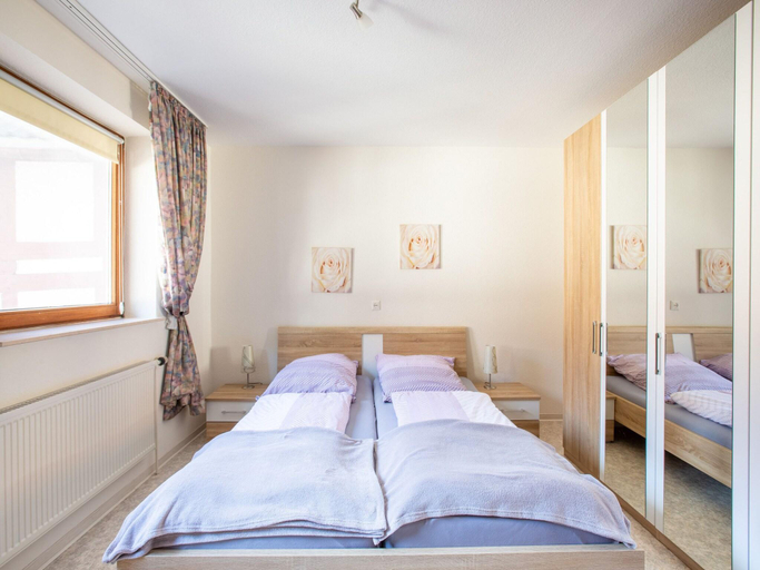 Bedroom 2, Wohnung in der Nahe des Skigebietes Battenberg, Waldeck-Frankenberg