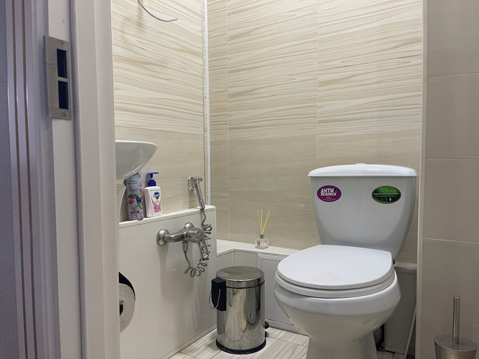Bathroom 2, Apartments on metro station Milliy bog', Tashkent City