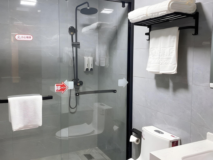 Bathroom 3, Shell Hotel Shanghai Jiading District Waigang, Shanghai