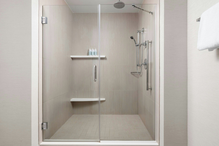 Bathroom 3, Courtyard by Marriott Charlotte City Center, Mecklenburg