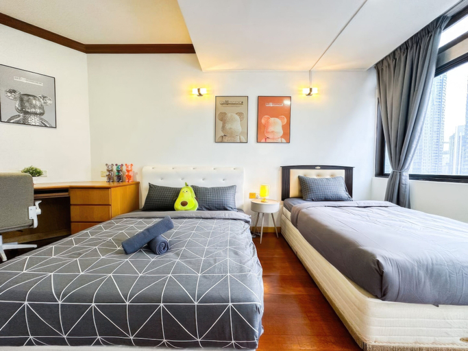 Bedroom 3, Fahrenheit 88 Pavilion Complex Apartments, Kuala Lumpur