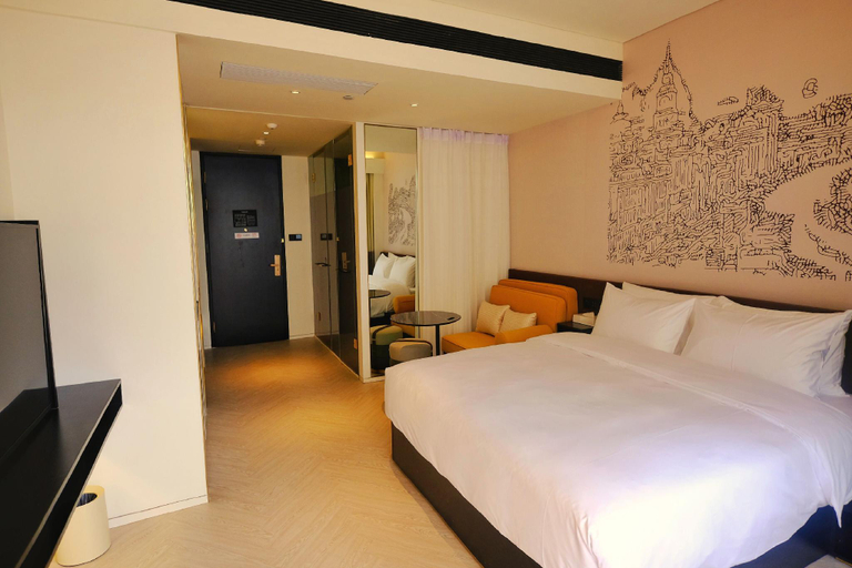 Bedroom 2, CitiGO Apartment Hotel Shanghai Xujiahui Caohejing, Shanghai