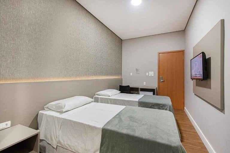 Bedroom 2, Flórida Mall & Suites, Limeira