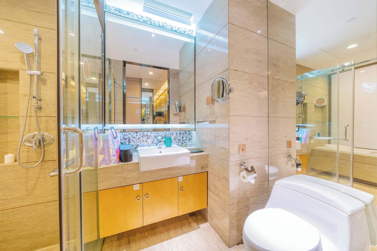 Bathroom 2, VanHao Serviced Apartment-Zhujiang Newtown, Guangzhou