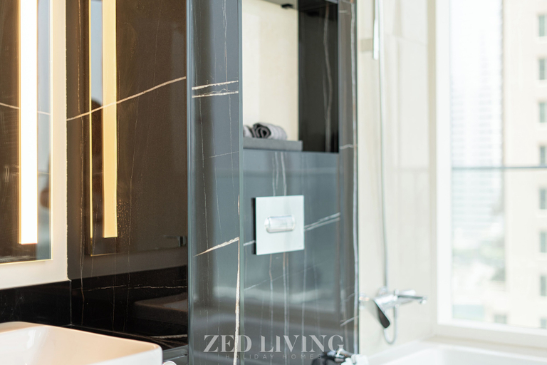 Bathroom 3, Stylish 1BR at Me Do Re | Panoramic View + Parking, Dubai