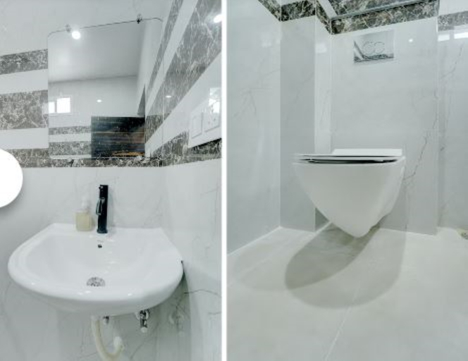 Bathroom, N.S. Hotel Banquet & Cafe, Patna