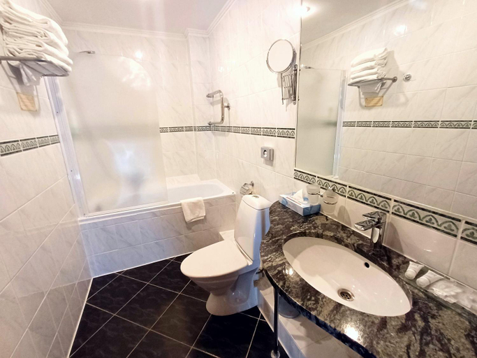 Bathroom 4, Pegasa Pils Spa Hotel, Riga