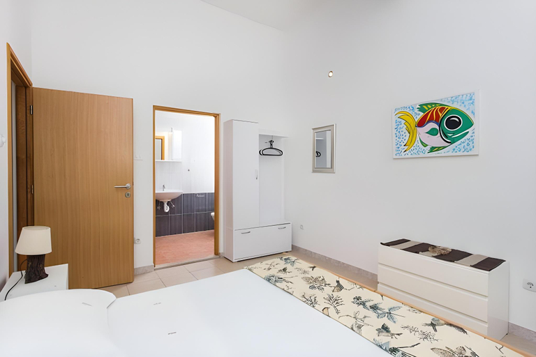 Bedroom 2, bedroom apartment with Sea view, Orebić