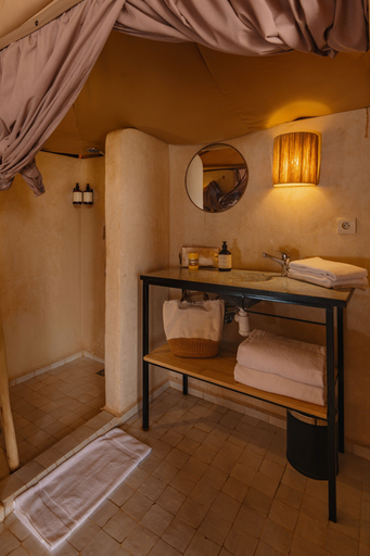 Bathroom 3, Mia Agafay Resort, Marrakech