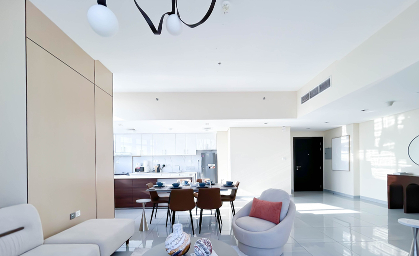 Interior 4, Stylish 1BR With Balcony City Views O2 Tower, JVC, Dubai