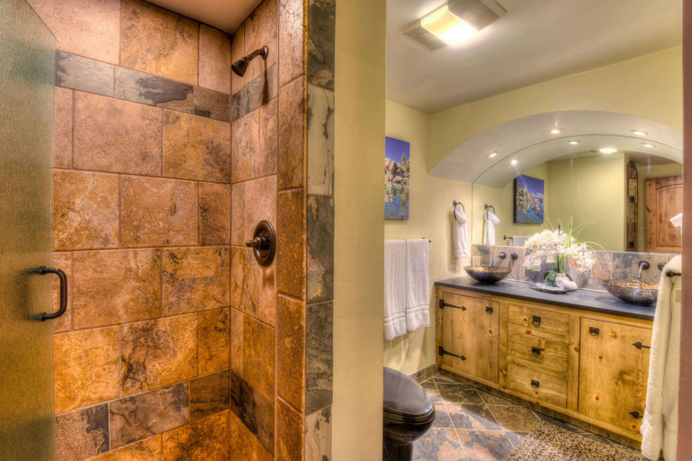 Bathroom 4, Brockway Springs Lodge Steps to Lake Access!, Placer