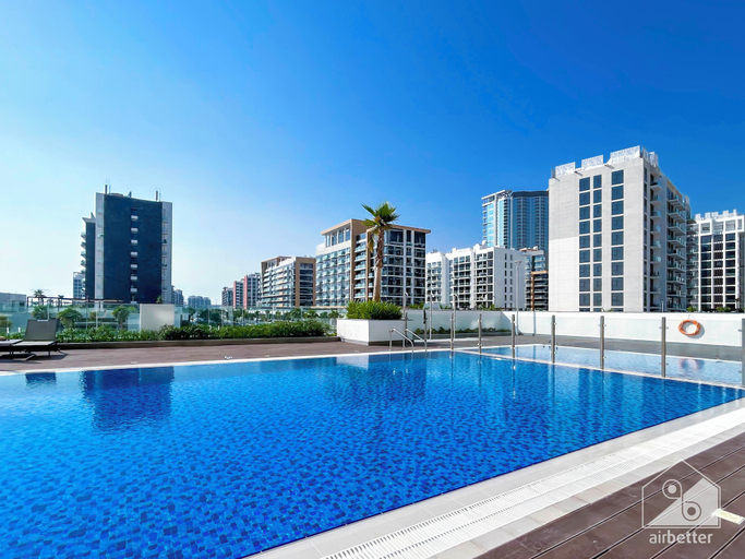 Interior 3, Tranquil 1BR Escape With Pool View in Meydan, Dubai
