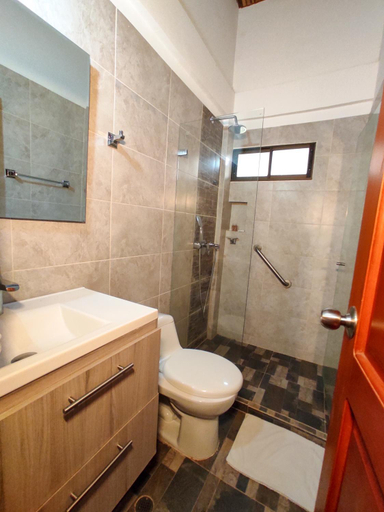 Bathroom 3, Senderos del Mar, Hotel con AC, Piscina, cerca de Tayrona, Santa Marta (Dist. Esp.)