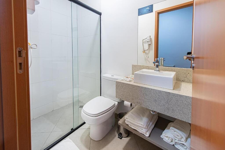 Bathroom 3, Flórida Mall & Suites, Limeira