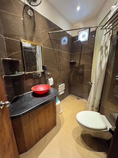 Bathroom 3, Sky Star Hotel, Amritsar