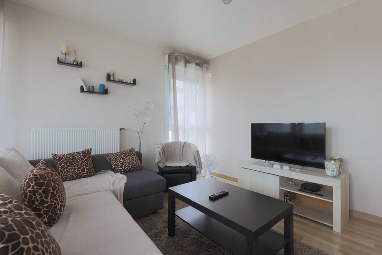 Living area, Apartment 2BR 6P - St Ouen Grand Parc, Seine-Saint-Denis