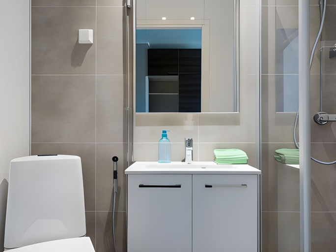 Bathroom 4, Hotel Metsahirvas, Lapland