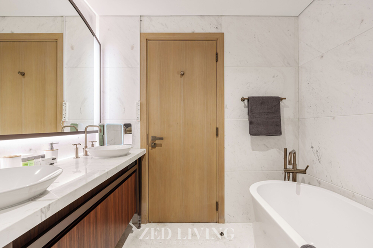 Bathroom 3, Downtown Dubai | Walk to Dubai Mall + Burj Views, Dubai