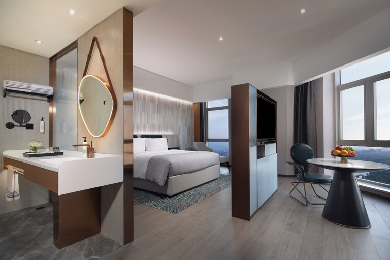 Bedroom 2, Wanda Moments Cixi, Ningbo