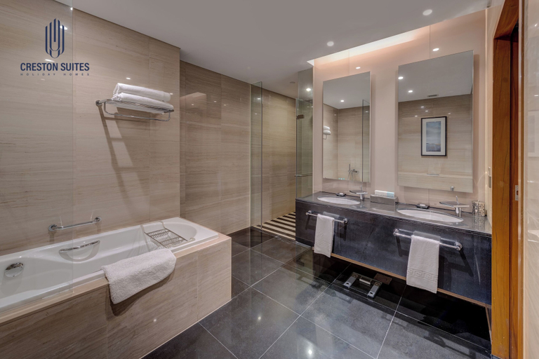 Bathroom 5, Creston Suites Vacation Homes Rental - The Dubai Mall Residences, Dubai