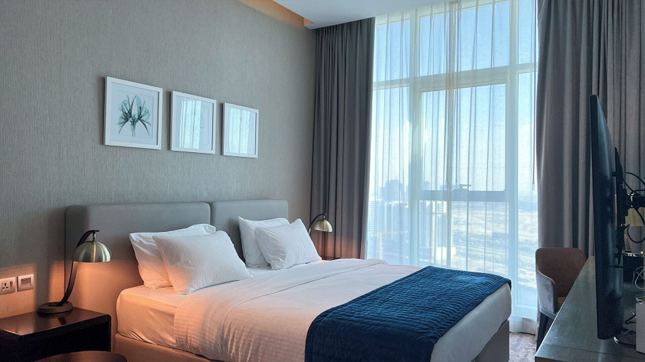 Bedroom 2, Centrally Located Cozy Burj Khalifa view, Dubai