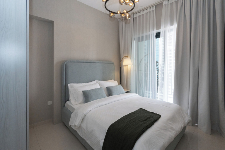 Bedroom 4, Chic 1BR Retreat in Business Bay, Dubai