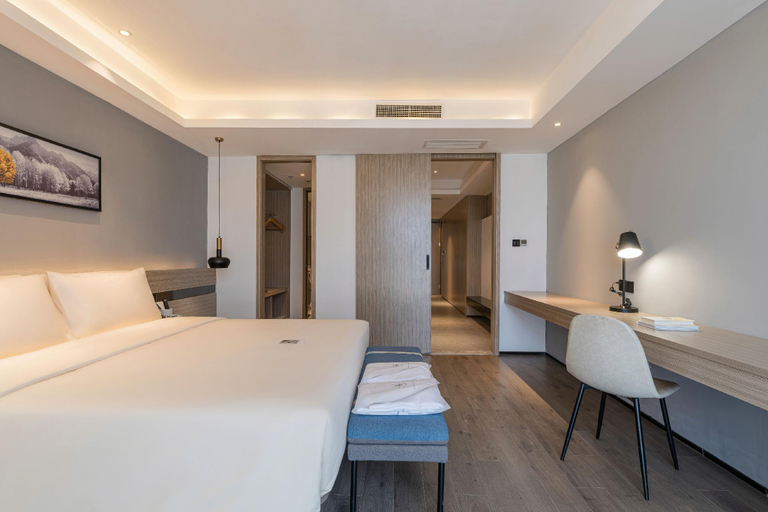 Bedroom, Atour Hotel Suzhou railway station north square Bole Shi, Suzhou