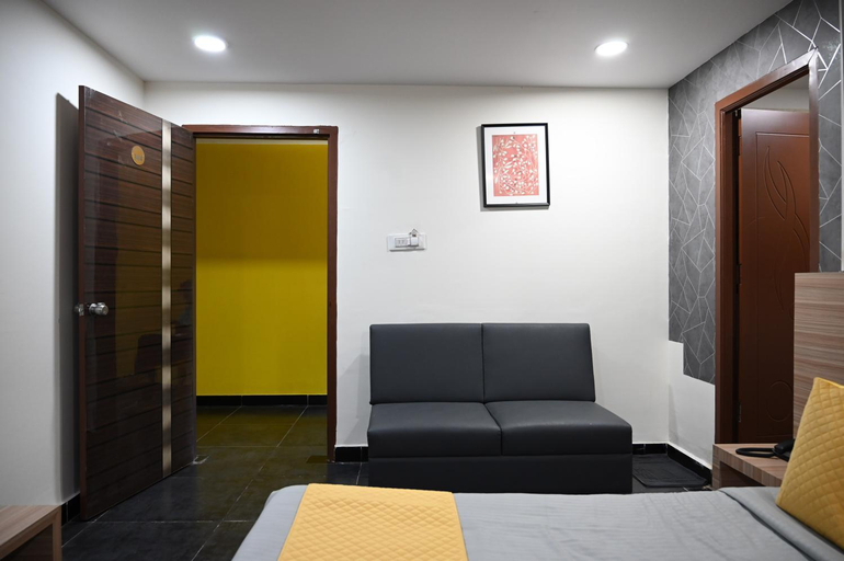 Bedroom 2, Supraja Cyber View Hotel, Hyderabad