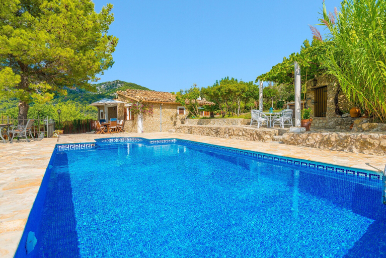 Pool 2, Rustic House in Tramuntana With Salt Pool, Baleares
