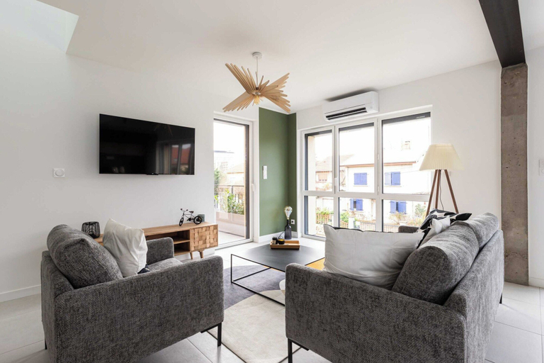 Living area 2, Dify Loft de Noailles - Villeurbanne, Rhône