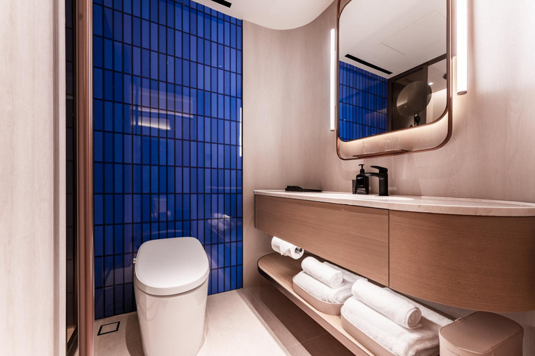 Bathroom 3, 珠海站拱北口岸桔子水晶酒店, Zhuhai