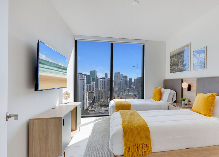 Bedroom 3, Stay Sol Downtown, Miami-Dade