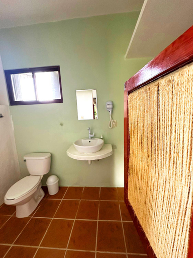 Bathroom 3, Sirenas Caribbean Rooms Holbox, Lázaro Cárdenas