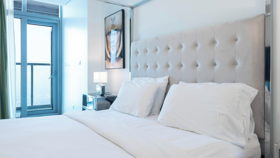 Bedroom 3, Rooftop pool-2BR Apartment Near Downtown, Dubai