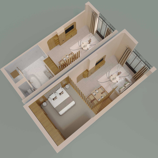 Floor plan 5, Charming Apartment With AC - Le Marais, Paris