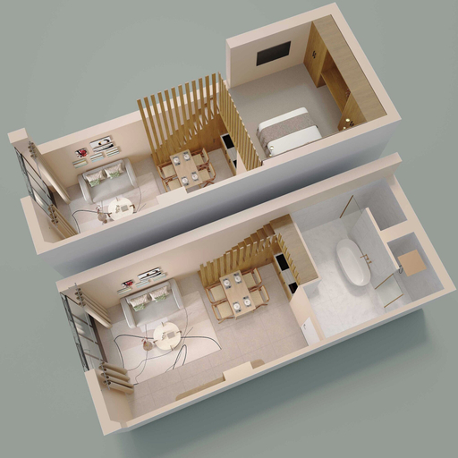Floor plan 4, Charming Apartment With AC - Le Marais, Paris