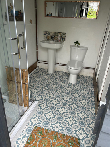 Bathroom, Beautiful Bell Tent Stay, Vale of Glamorgan