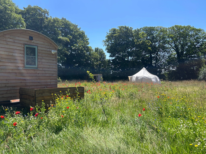 Exterior & Views, Beautiful Bell Tent Stay, Vale of Glamorgan