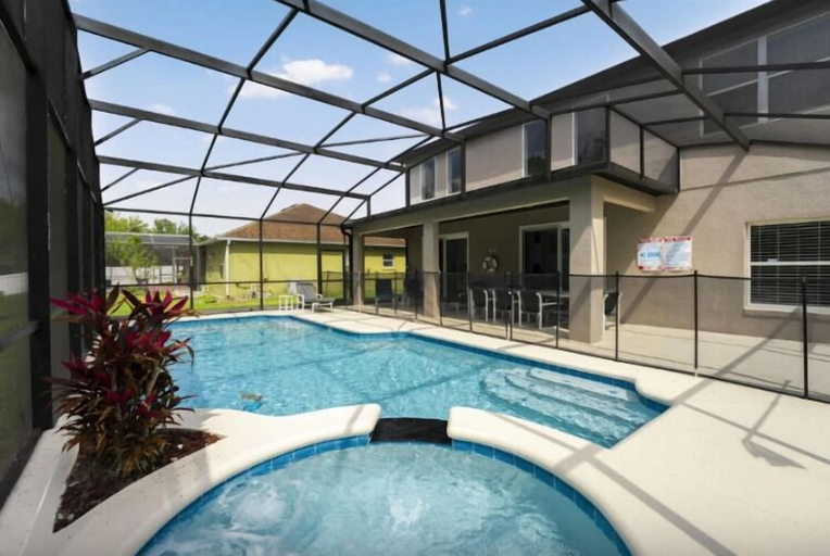 Pool 4, 6Br Retreat W/ South Pool, Spa & Game Room Fun, Osceola