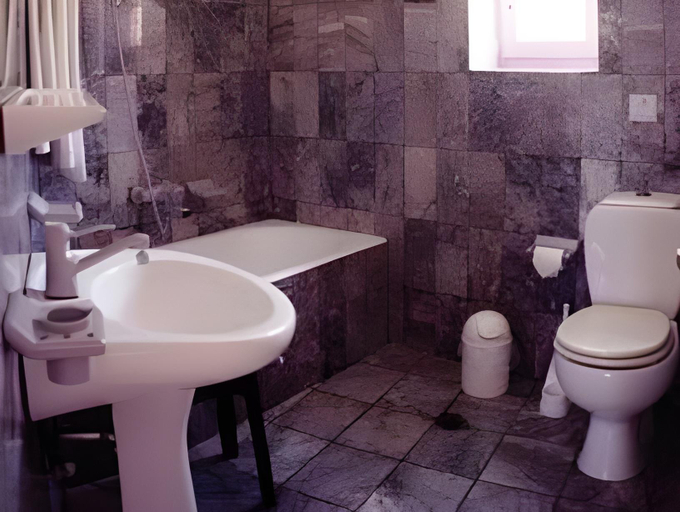 Bathroom, Porto Sikinos Hotel, South Aegean