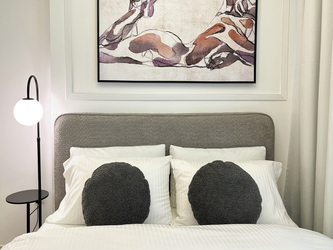 Bedroom 4, Zada Tower - Modern 1 BR Apart, Dubai
