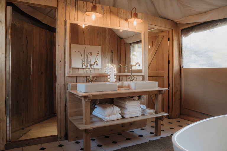 Bathroom 4, UNAI Atacama Luxury Tents, El Loa