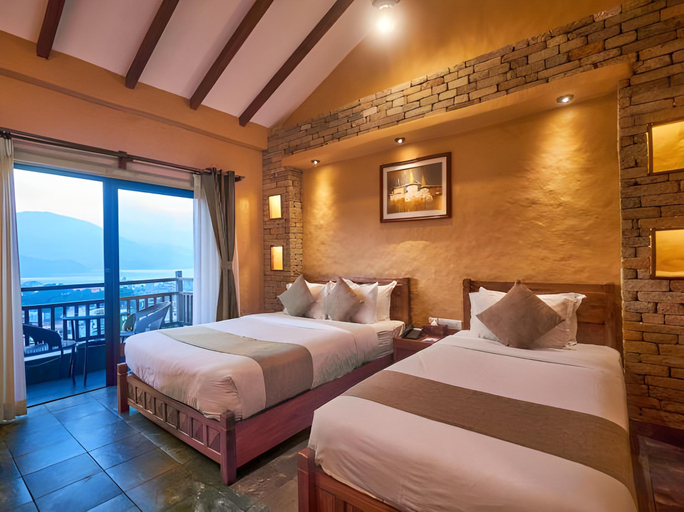 Bedroom 3, Bar Peepal Resort, Gandaki