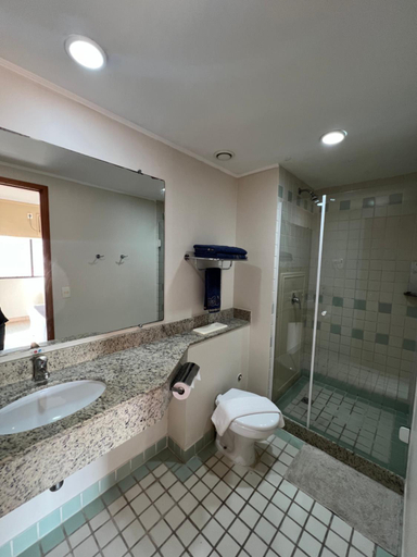 Bathroom 2, Hotel Live Logde V Mariana Pq Ibirapuera UH-511, São Paulo