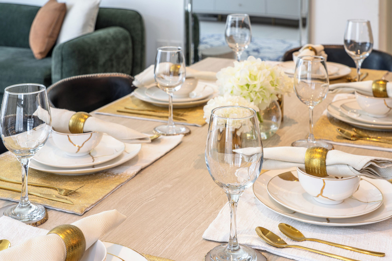 Dining Room 2, Delujo Stays – Burj Crown Collection, Dubai