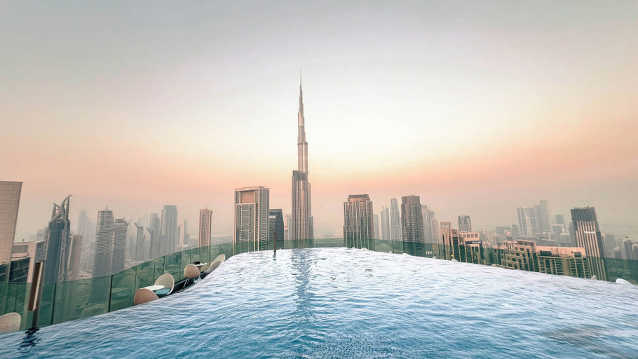 Exterior & Views, Rooftop pool-2BR Apartment Near Downtown, Dubai