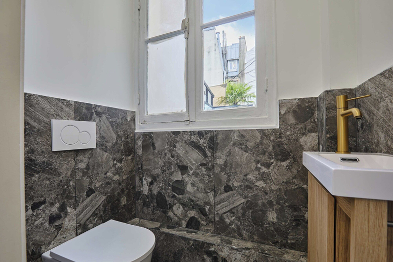 Bathroom 3, Saint Honore Luxury Apartment With AC, Paris